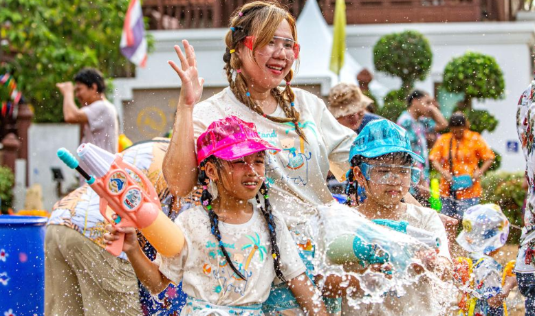 泰國慶祝潑水節